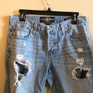 Lucky Brand Dylan Boyfriend Cropped Jeans